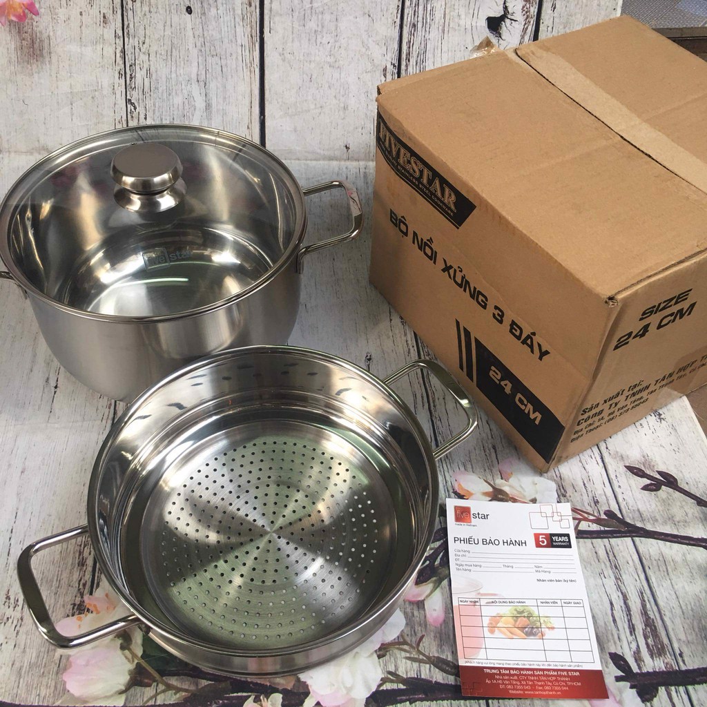 Bộ xửng hấp Fivestar 24cm