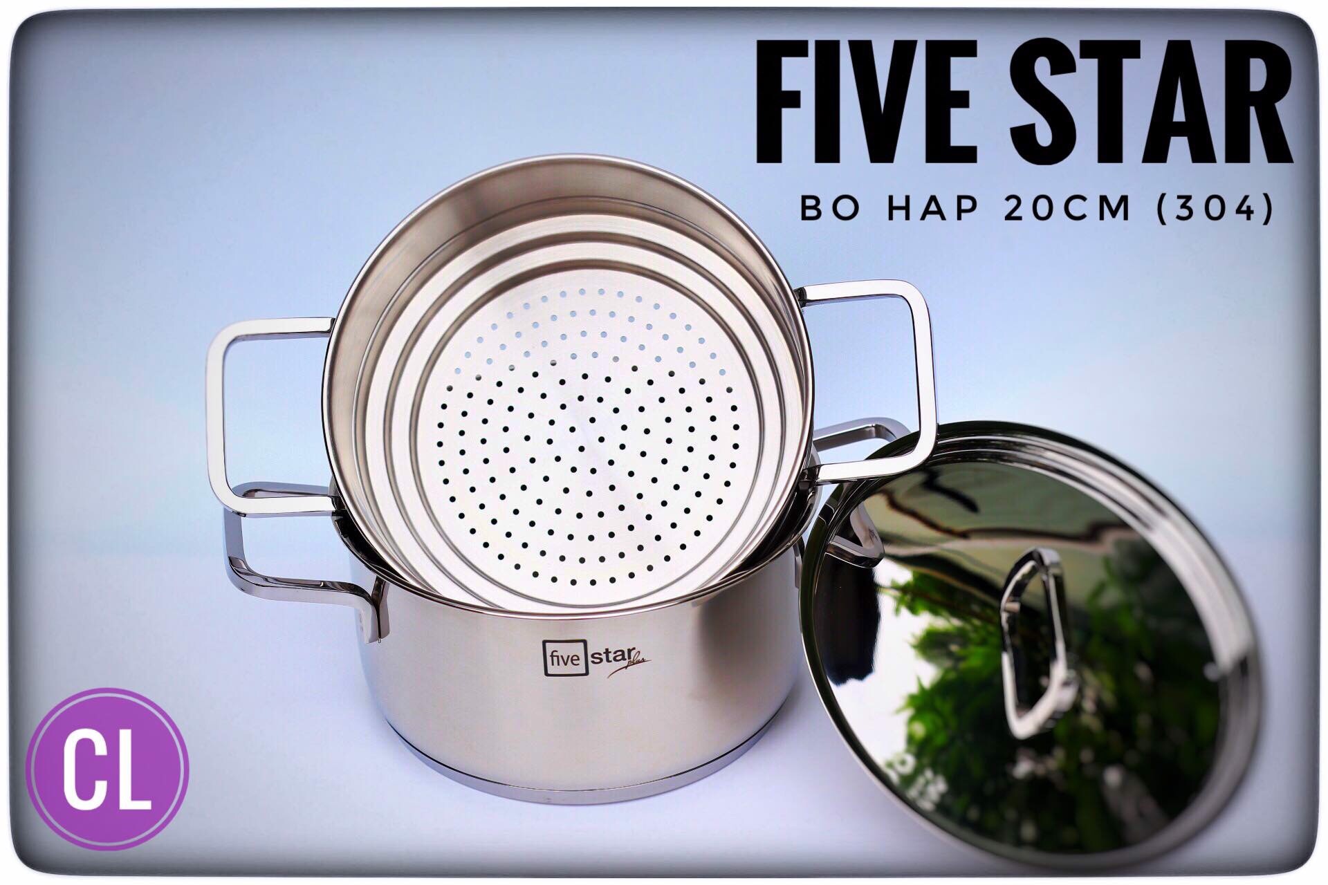 BỘ XỬNG 20CM INOX 304 FIVESTAR
