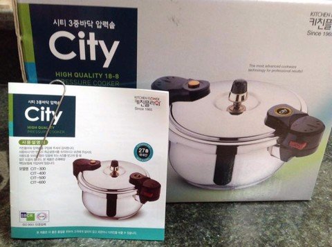 Nồi áp suất Hàn Quốc đun từ 6L CITY600