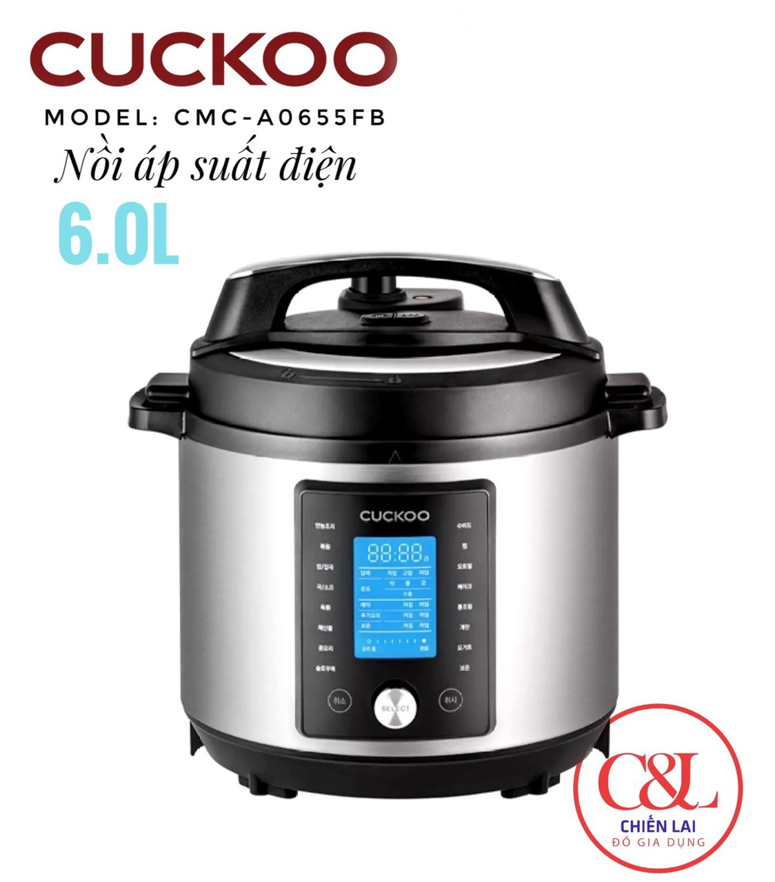 Áp suất điện tử Cuckoo CMC-A0655FB
