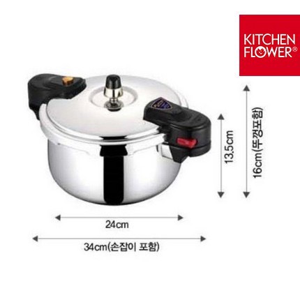 Nồi áp suất 3 lớp Hàn Quốc đun từ 5L PLT-500