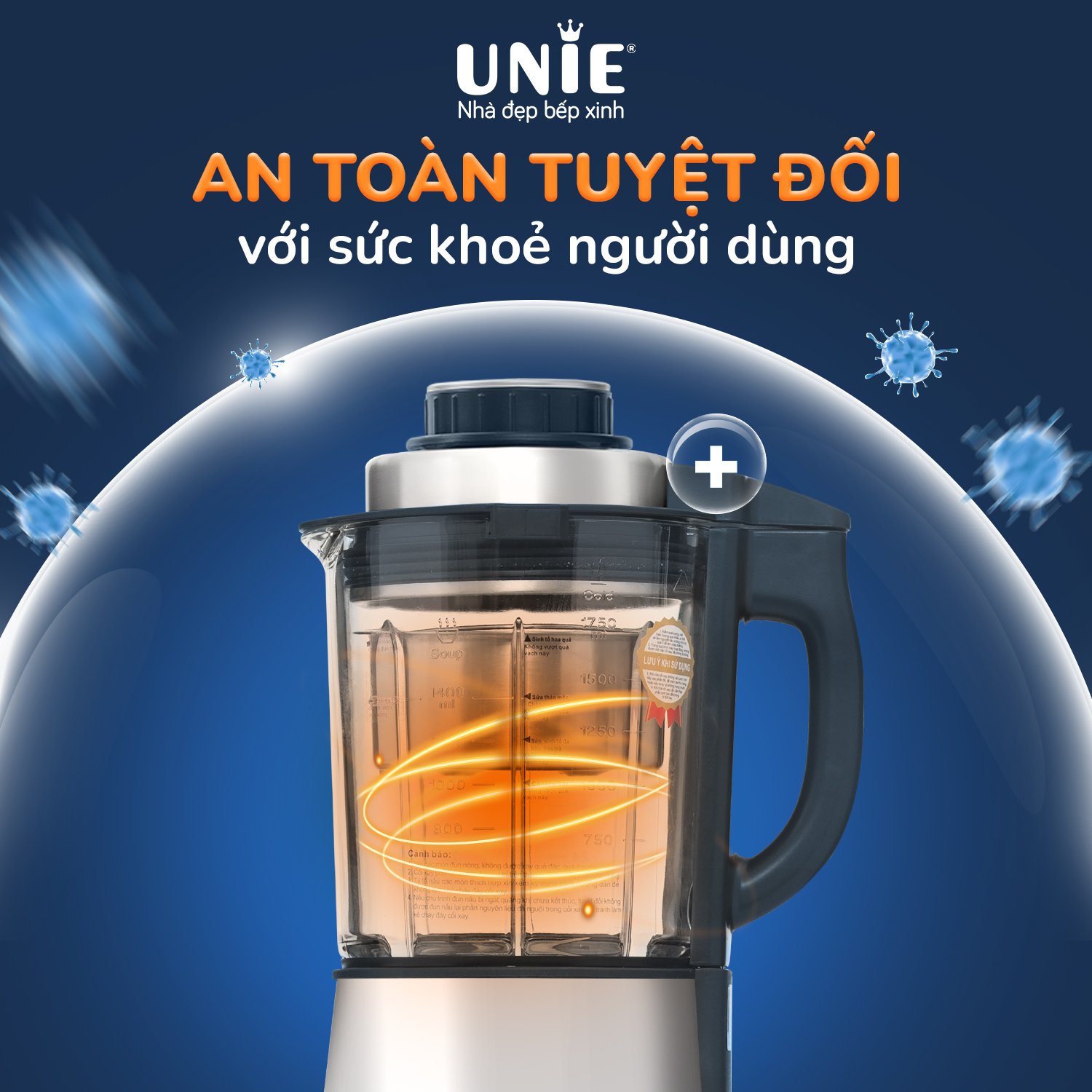 Máy làm sữa hạt Unie V9S