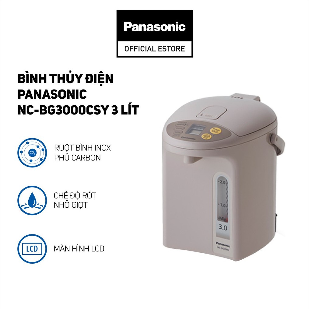 Bình thủy điện Panasonic BG3000