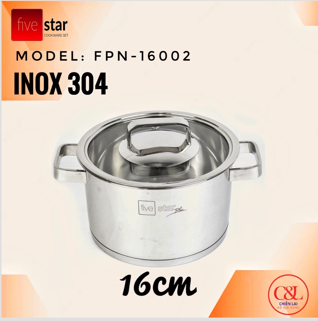 Nồi inox đun từ 20cm FPN-20002