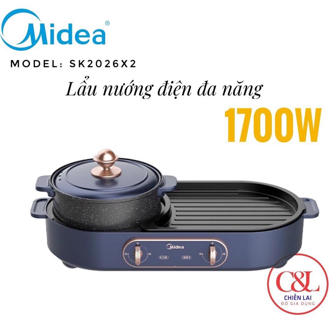 Lẩu điện đa năng Midea Sk2026x2