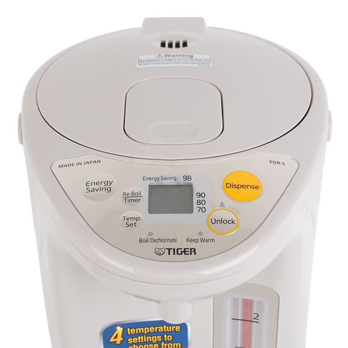 Bình thủy điện Tiger PDR-S40W - hàng chính hãng