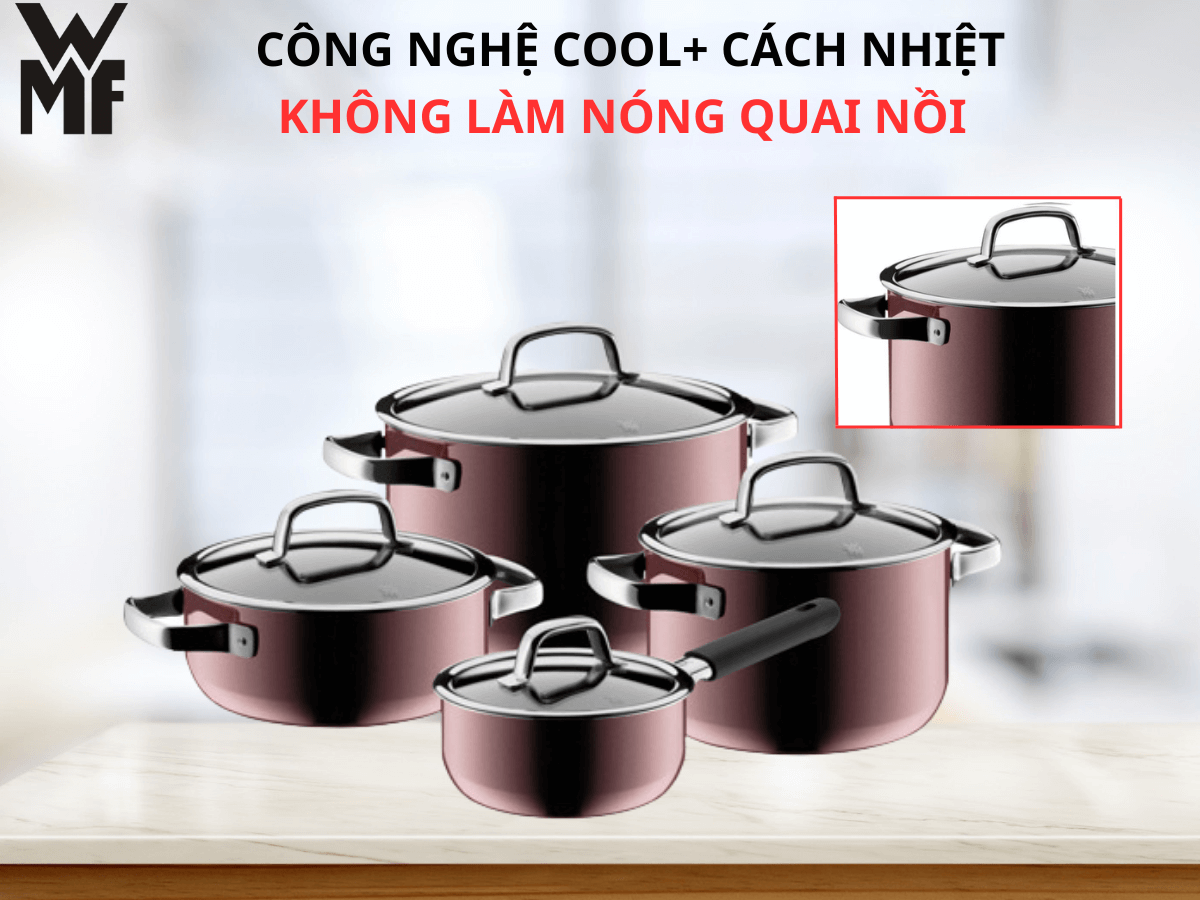 Bộ nồi WMF Topf-Set Fusiontec FT Mineral
