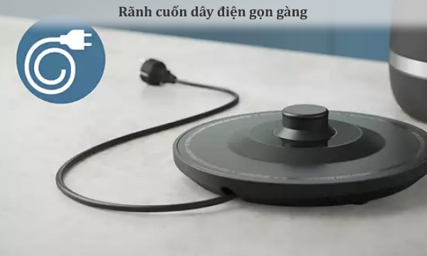 Bình đun siêu tốc Philips 1.7L HD9395/90