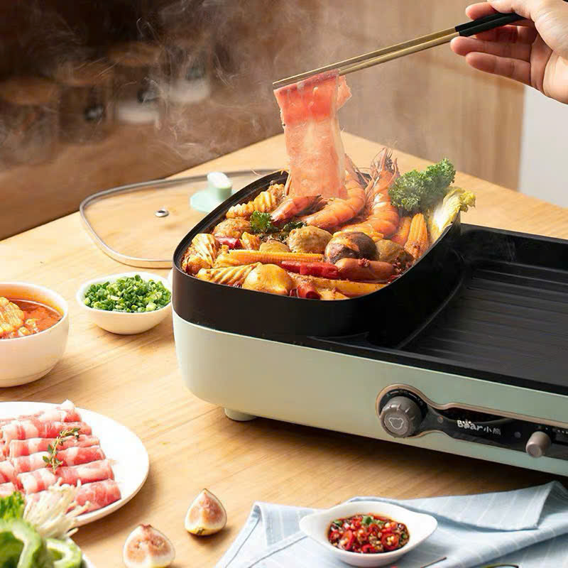 Lẩu nướng điện 1600W BEAR DKL-C15G1