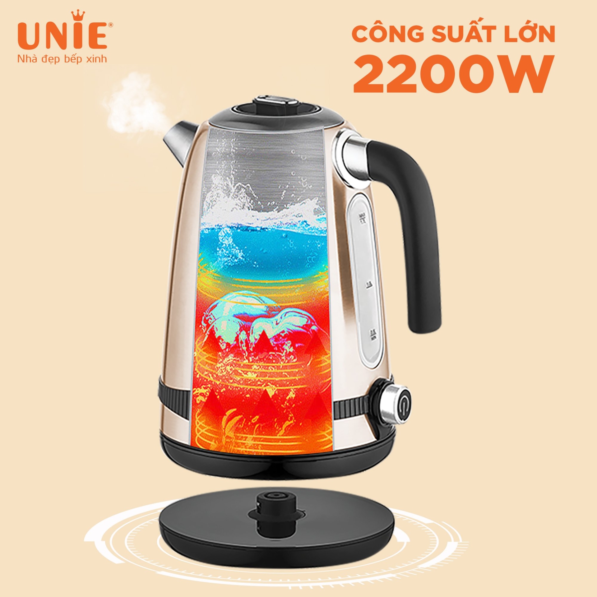 Ấm siêu tốc 1.7L UNIE UEK1762C