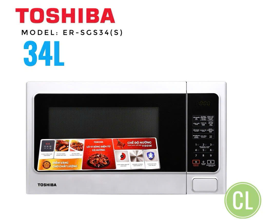 Lò vi sóng có nướng 34L TOSHIBA SGS34