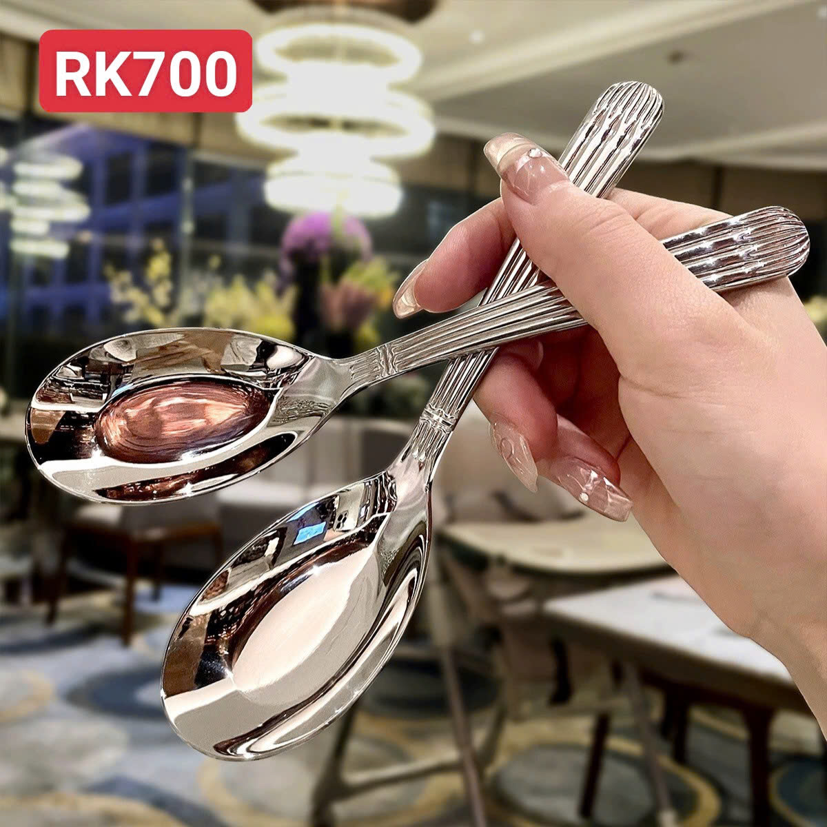 ❤️Thìa inox Ngọc Trai RK700