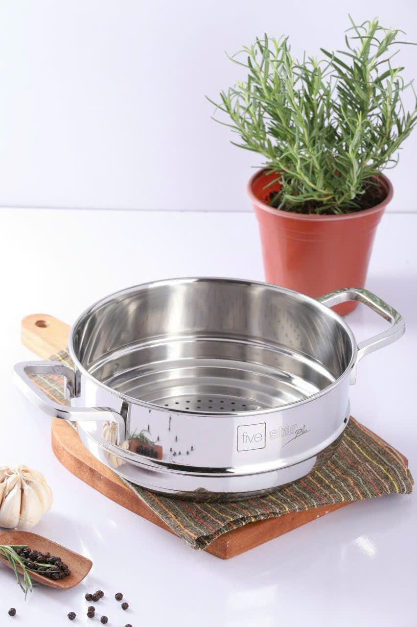 Bộ nồi inox 3 lớp có xửng hấp FPB4005
