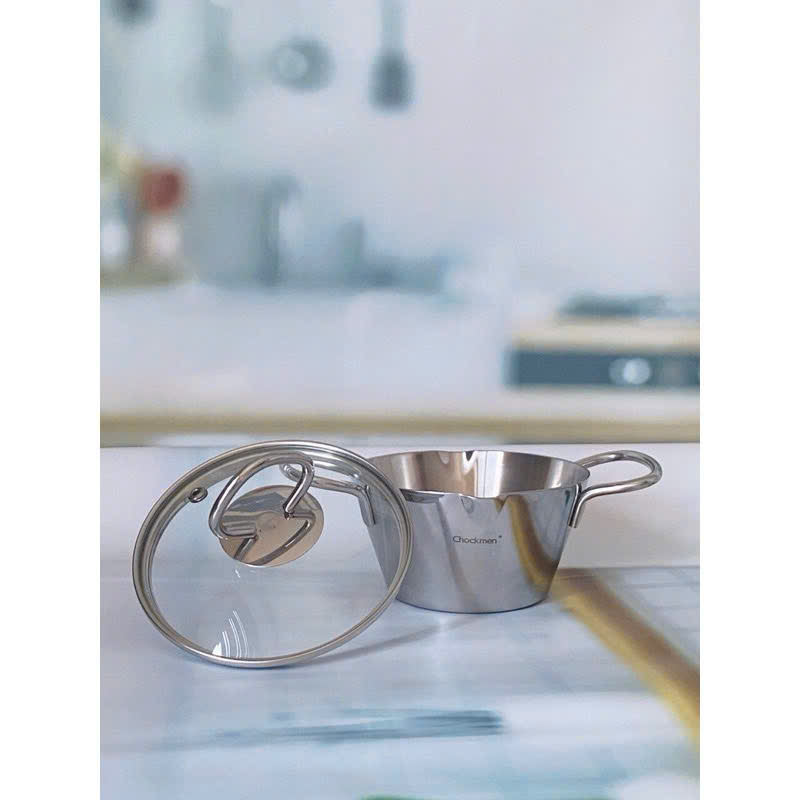 Quánh Inox Cao Cấp Liền Đáy 12.5cm CKM16