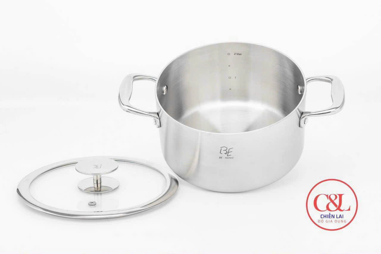 BỘ NỒI CHẢO BEHOME 3 LỚP 5 MÓN