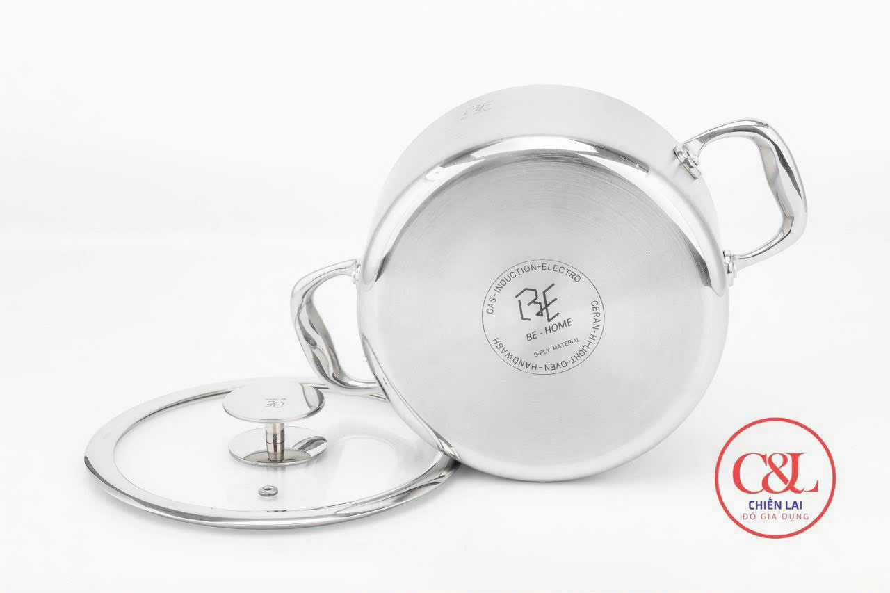 BỘ NỒI CHẢO BEHOME 3 LỚP 5 MÓN