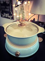 Nồi lẩu gốm điện Ricopa R14C màu xanh