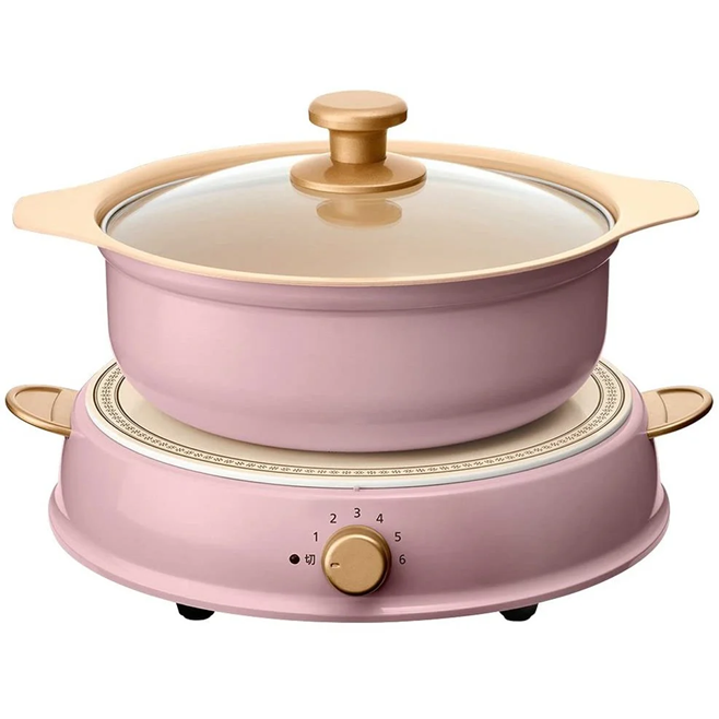 Nồi lẩu gốm điện Ricopa R14C màu xanh