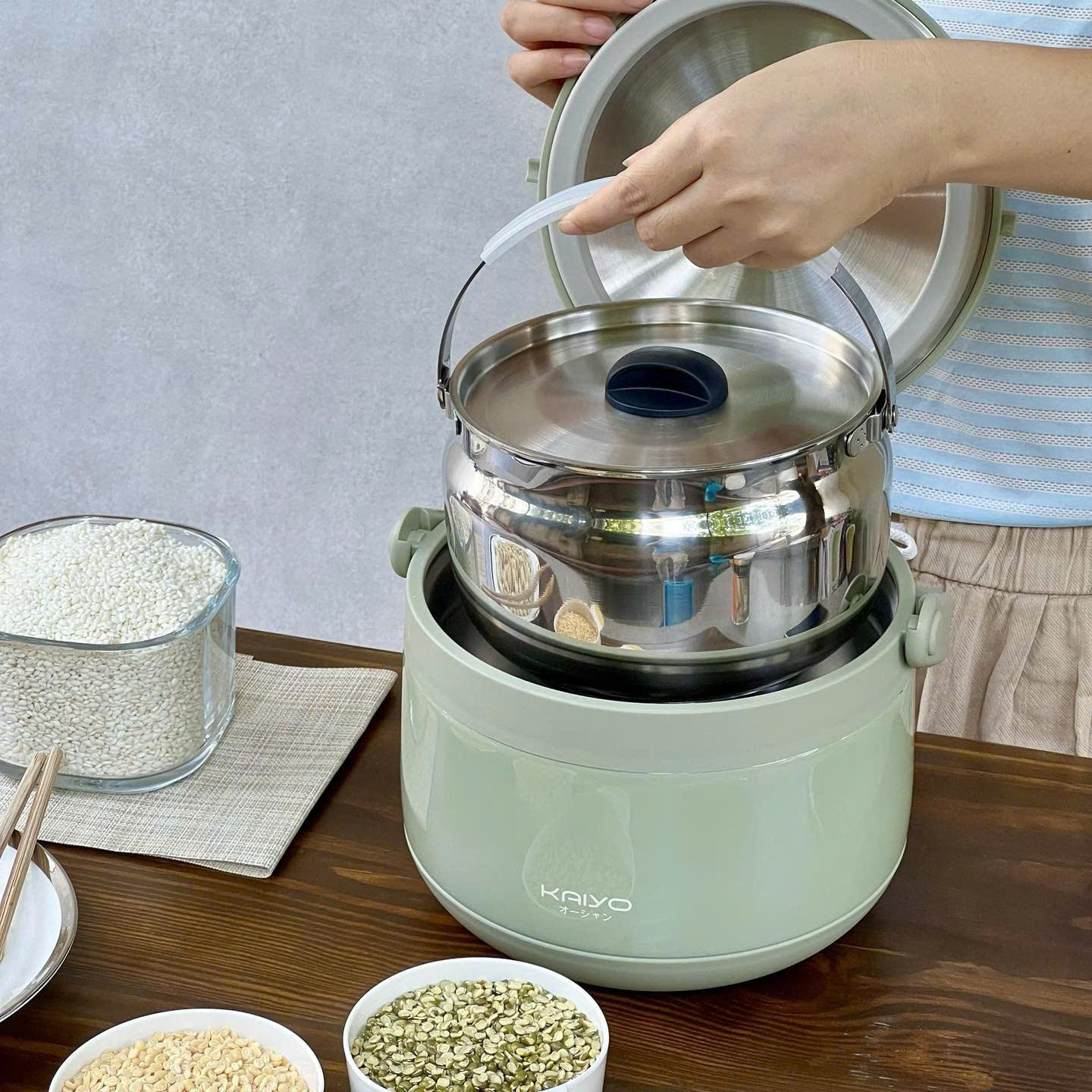 Nồi ủ chân không Kaiyo 4,5L