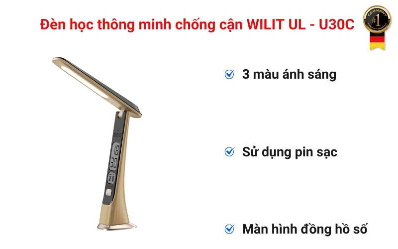 ĐÈN HỌC CHỐNG CẬN WILIT UL-U30C