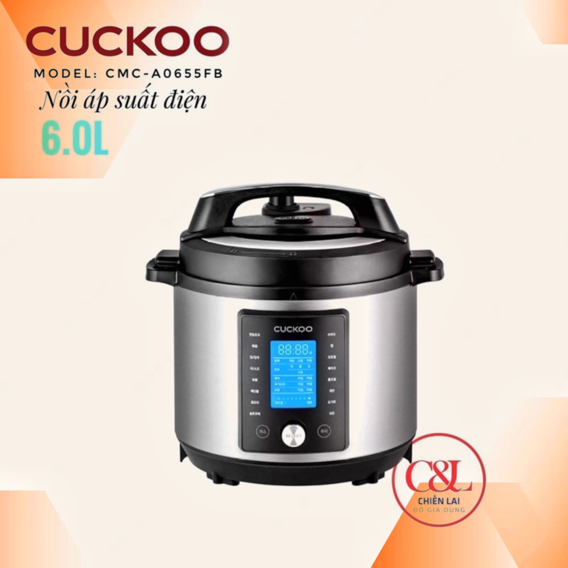 Áp suất điện tử Cuckoo CMC-A0655FB