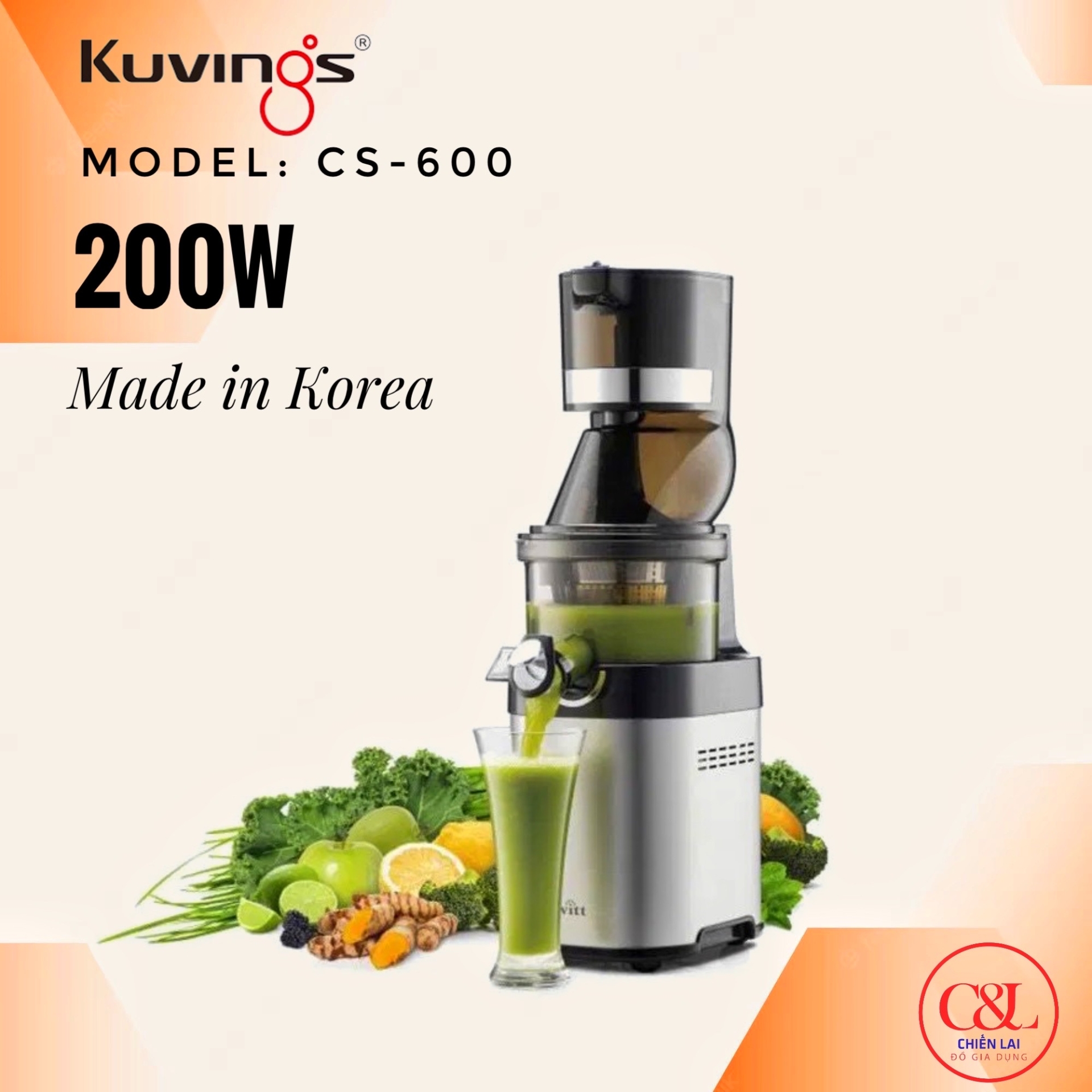 Máy ép chậm Kuvings CS600