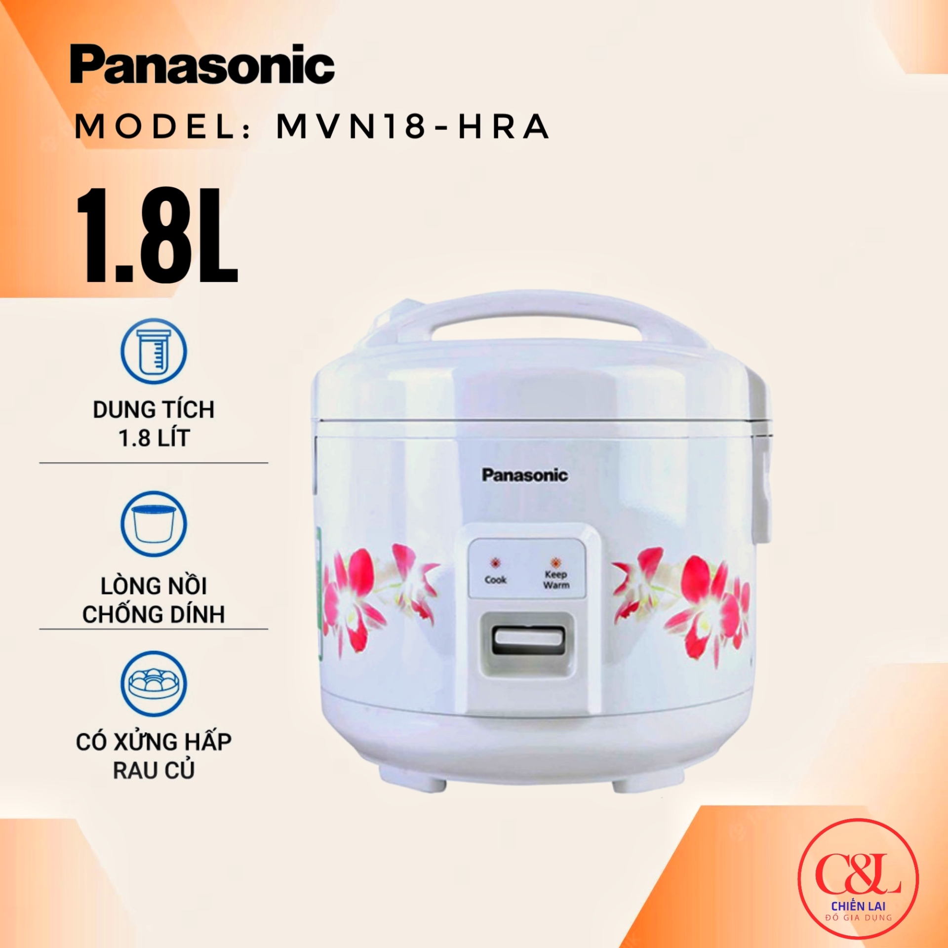 Nồi cơm điện PANASONIC MVN18