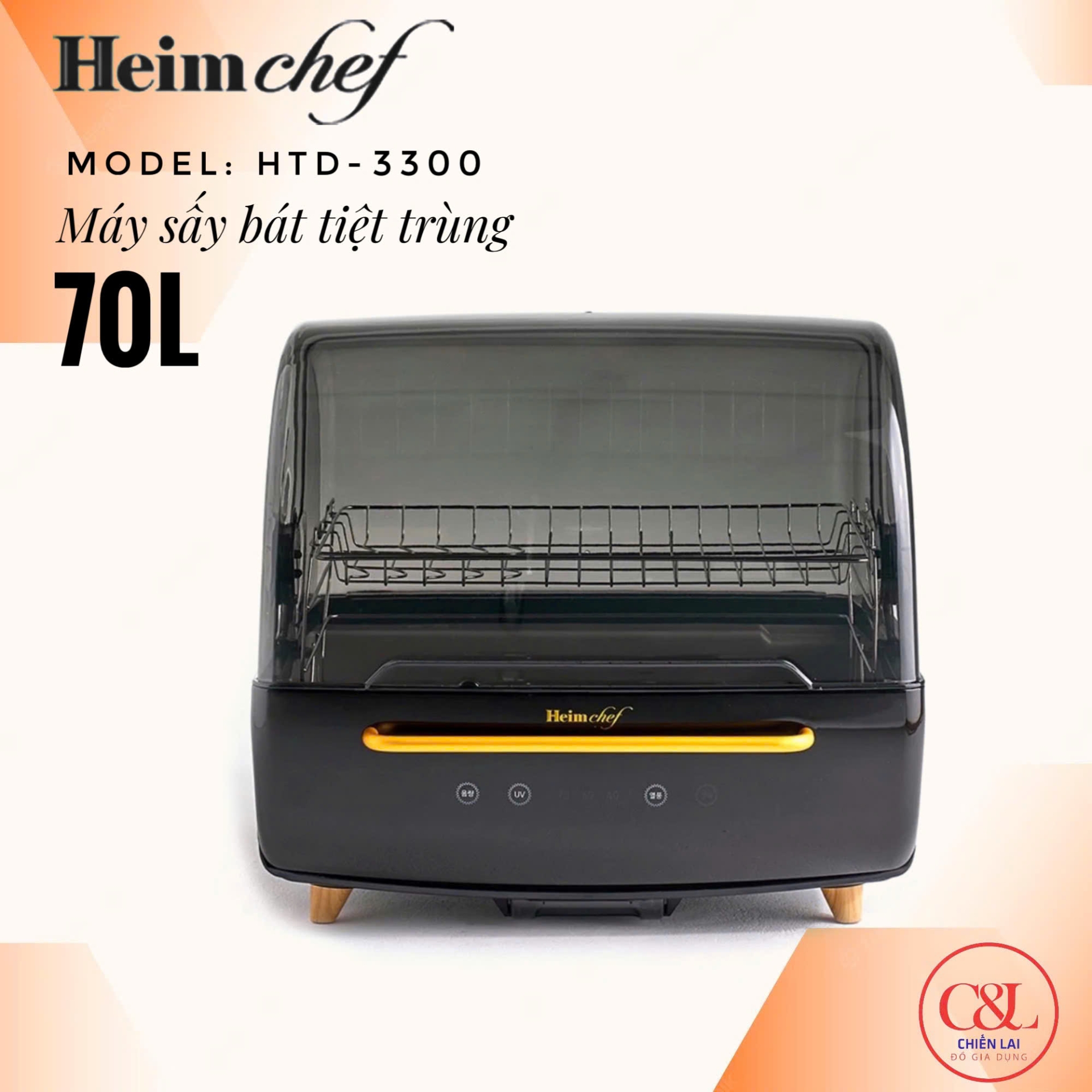 Máy sấy tiệt trùng bát đĩa HeimChef HTD 3300
