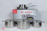 BỘ NỒI CHẢO BEHOME 3 LỚP 5 MÓN