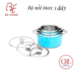 BỘ NỒI INOX BEHOME - BH3MT