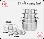 BỘ BEHOME 4 CHIẾC VUNG KÍNH