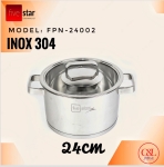Nồi inox đun từ 20cm FPN-20002