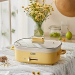 Nồi lẩu men chống dính BEAR DHG-C50T1