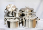 Bộ nồi 3 lớp đáy liền Platina