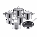 BỘ NỒI INOX TRÊN BẾP TỪ SILIT 7 MÓN - DIAMANT7