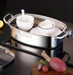 NỒI HẤP CÁ 2 TẦNG INOX 304 RK718