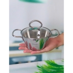 Quánh Inox Cao Cấp Liền Đáy 12.5cm CKM16