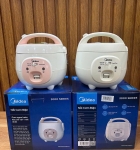 Nồi cơm nắp gài Midea 0.6 lít MRM06010BPW