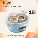 Nồi hầm chậm BEAR 2.5L Sube003