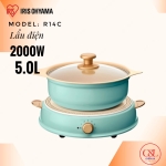 Nồi lẩu gốm điện Ricopa R14C màu xanh