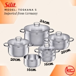 Bộ Nồi Silit Toskana Topfset 5 Món