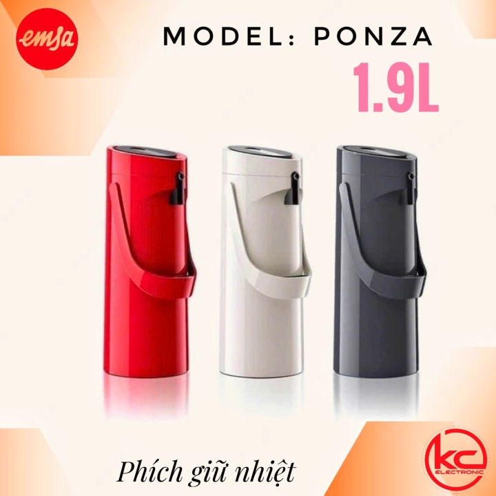 Phích giữ nhiệt Emsa Ponza 1,9L
