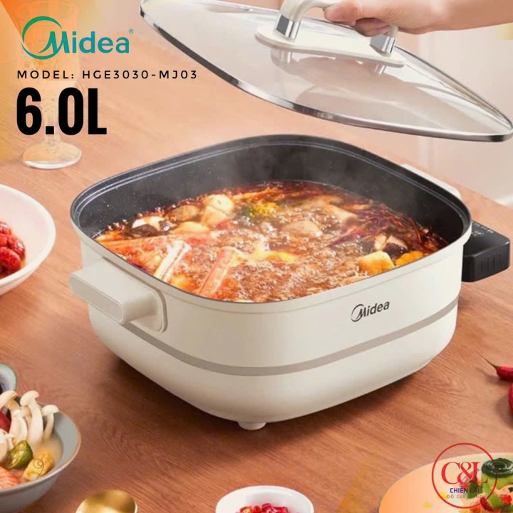Nồi lẩu điện đa năng Midea HGE3030-MJ03