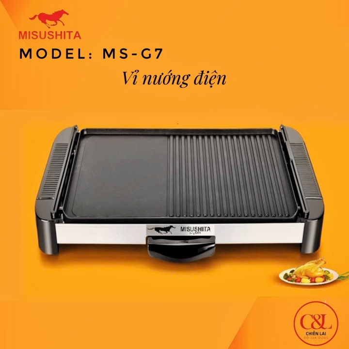 Vỉ nướng điện Misushita MS G7