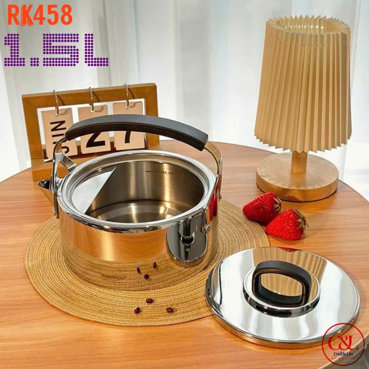 ẤM ĐUN NƯỚC VERSARON 1.5L - RK458