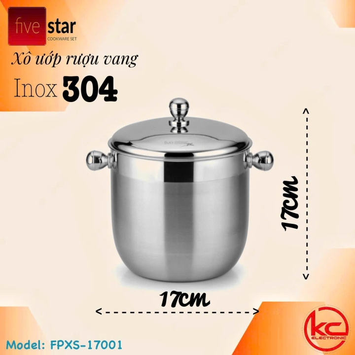 Xô ướp rượu vang kiểu Pháp Fivestar FPXS17001