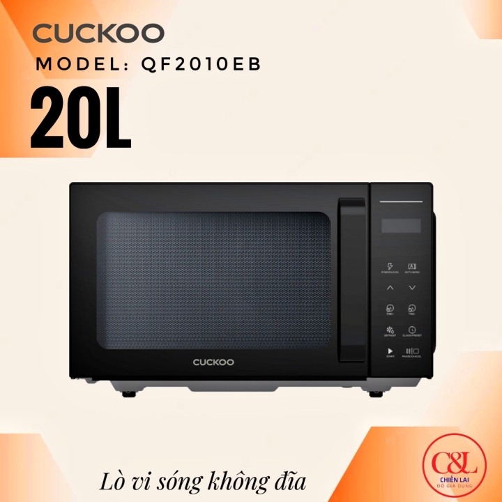 LÒ VI SÓNG KHÔNG ĐĨA XOAY CUCKOO 20L CMW-QF2010EB