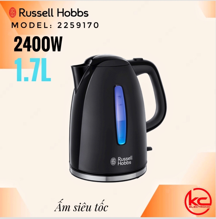 Ấm siêu tốc RUSSELL HOBBS 1.7L 2400w